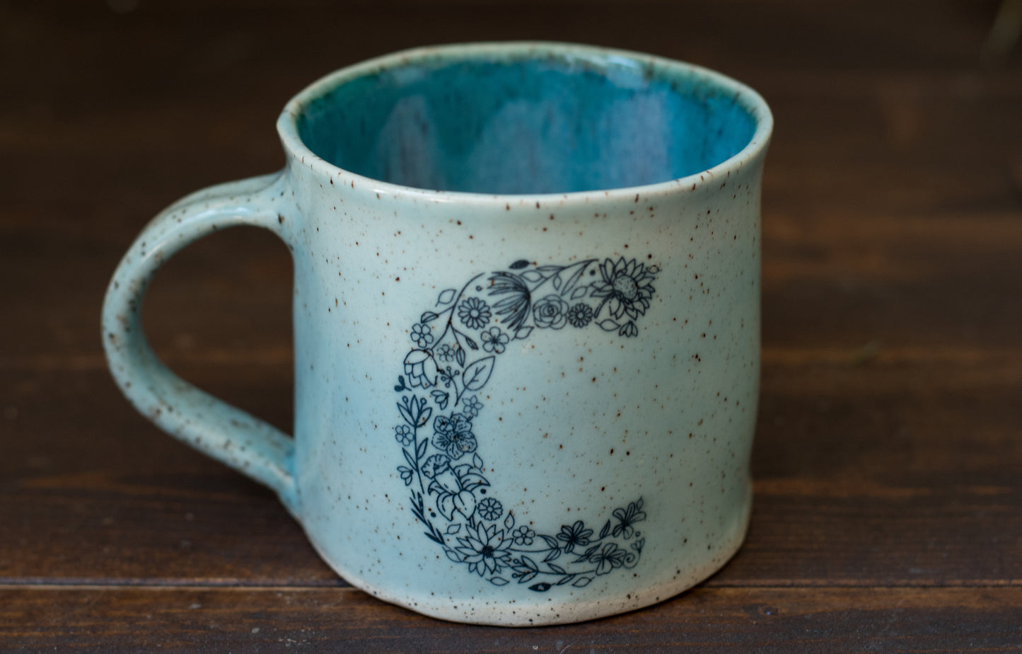 Monogram Mug "C" in Glacier