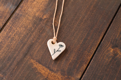 Stoneware Pendant Necklaces