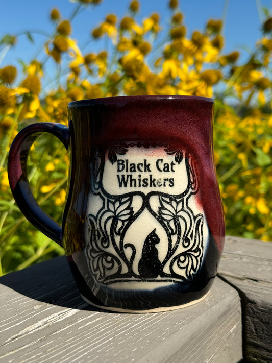 PRE-ORDER Black Cat Whiskers Fall Mug