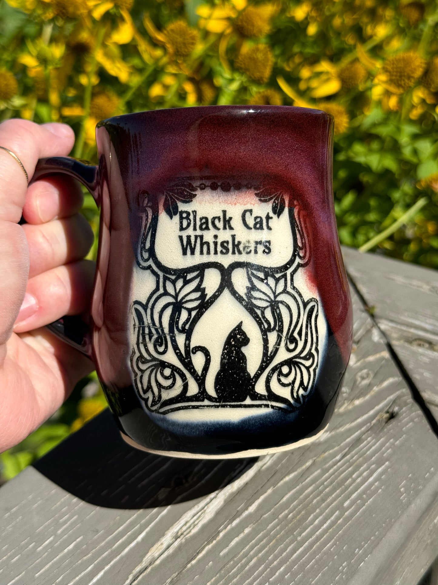 PRE-ORDER Black Cat Whiskers Fall Mug